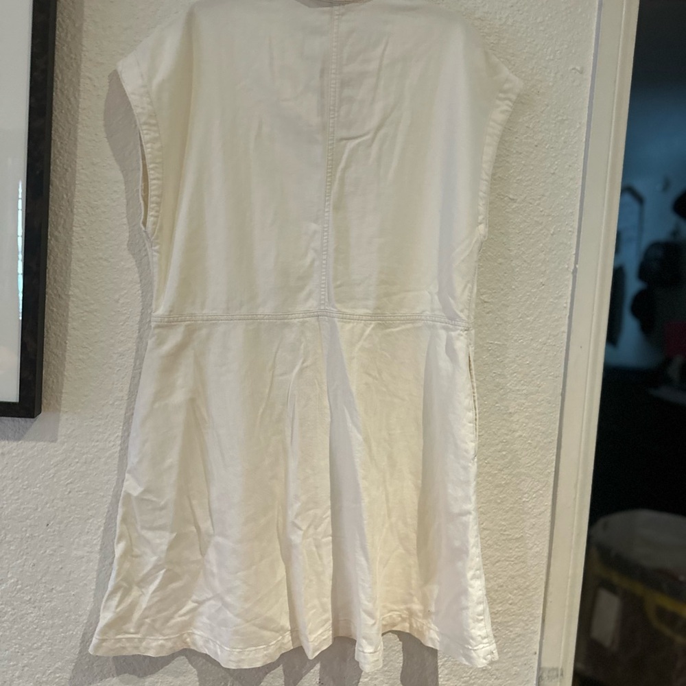 Universal Thread Cream Button-Down Mini Dress - image 4